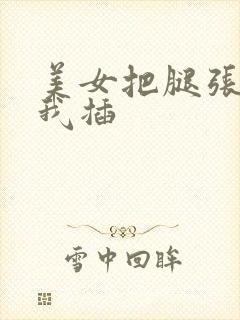 美女把腿张开让我插