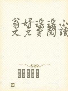 翁婿瑶瑶小说全文免费阅读最新章节