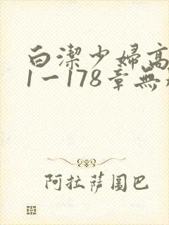 白洁少妇高义第1一178章无删减