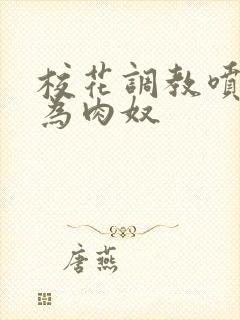 校花调教喷水沦为肉奴