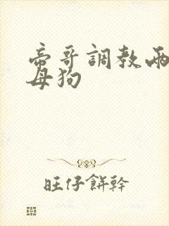 帝哥调教两个骚母狗