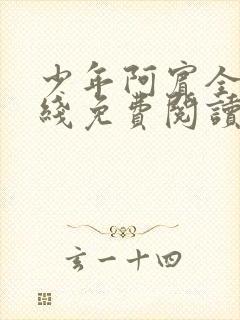 少年阿宾全文在线免费阅读