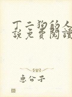 丁二狗的人生小说免费阅读全文