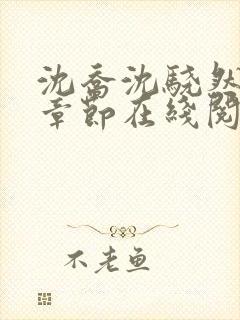 沈乔沈骁然最新章节在线阅读封面