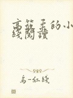 高筱柔的小说在线阅读