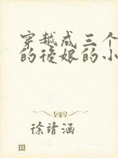 穿越成三个反派的后娘的小说