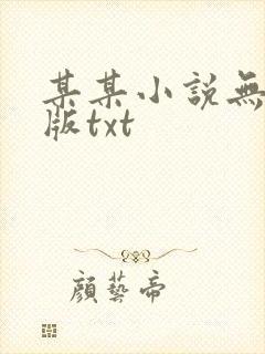 某某小说无删减版txt封面