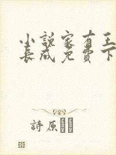 小说家有王妃初长成免费下载