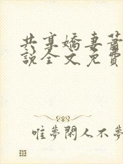 共享娇妻萧雅小说全文免费阅读