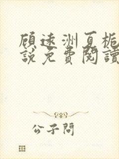 顾远洲夏栀栀小说免费阅读最新章节封面