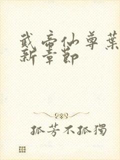 武帝仙尊叶辰最新章节封面