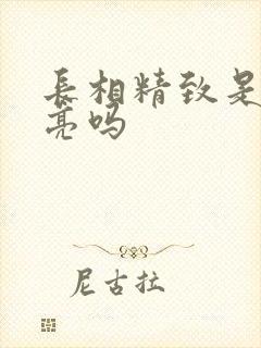 长相精致是指漂亮吗