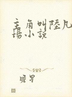 主角叫陆凡的官场小说