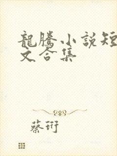 龙腾小说短篇辣文合集封面