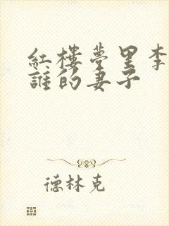 红楼梦里李纨是谁的妻子