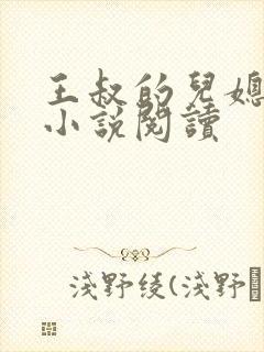王叔的儿媳孙茹小说阅读封面