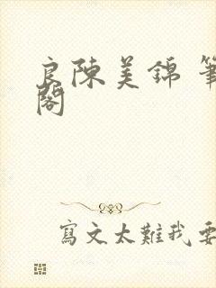 良陈美锦 笔趣阁