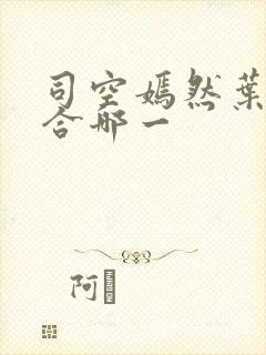 司空嫣然叶凡结合哪一