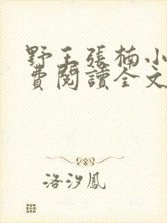 野王张楠小说免费阅读全文