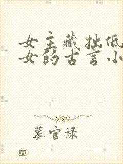 女主藏拙低调庶女的古言小说