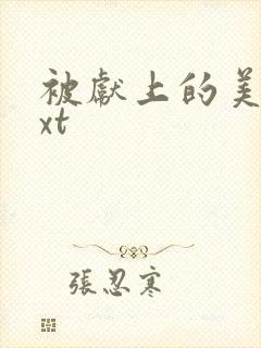 被献上的美人txt