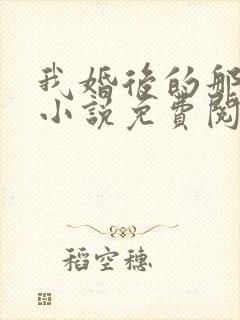 我婚后的那几年小说免费阅读