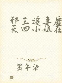 邪王追妻废材逆天四小姐在哪里看