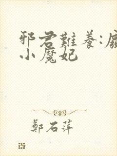 邪君难养:废材小魔妃