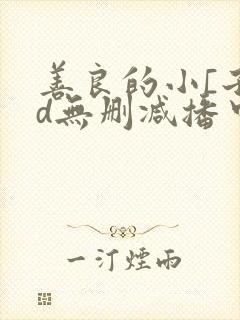 善良的小[子hd无删减播中文封面