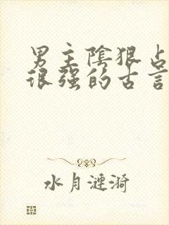 男主阴狠占有欲很强的古言重生文封面