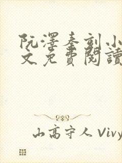 阮泽秦刻小说全文免费阅读最新章节