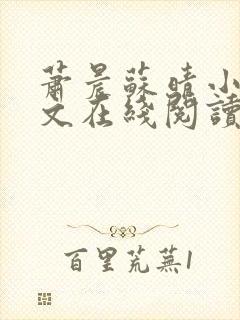 萧晨苏晴小说全文在线阅读