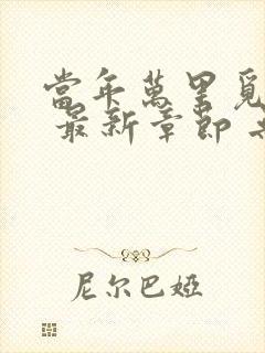 当年万里觅封侯 最新章节 无弹窗