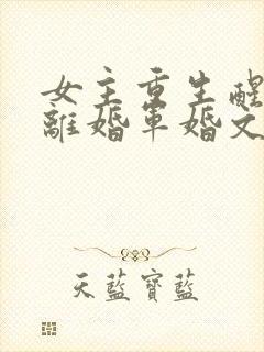 女主重生醒悟要离婚军婚文