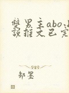 双男主abo小说推文已完结封面