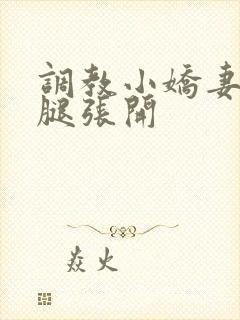 调教小娇妻h把腿张开