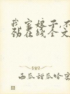 我家娘子,不对劲在线全文阅读封面