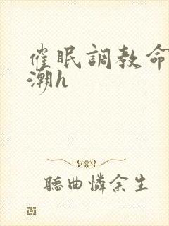 催眠调教命令高潮h封面