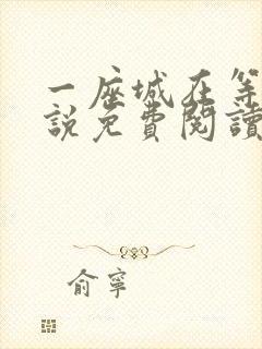 一座城在等你小说免费阅读全文无窗口