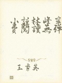 小说林峰宁欣免费阅读无弹窗