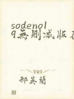 sodeno19无删减版在线播放