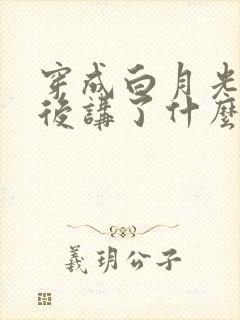 穿成白月光替身后讲了什么