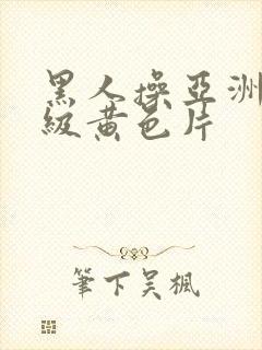 黑人操亚洲女一级黄色片