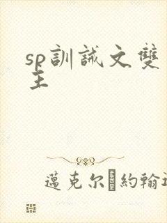 sp训诫文双男主