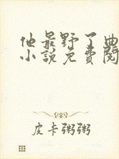 他最野了曲小蛐小说免费阅读