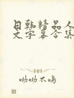 日韩精品人妻中文字幕合集封面