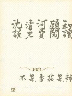 沈清河顾知尧小说免费阅读全文