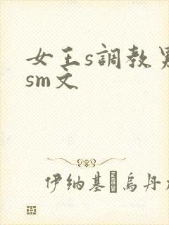 女王s调教男奴sm文