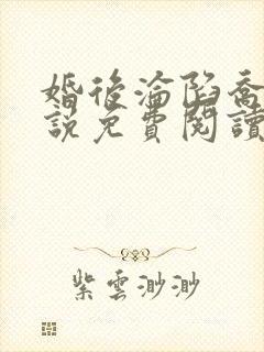 婚后沦陷乔迹小说免费阅读 小说全文封面