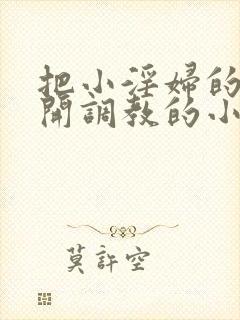 把小淫妇的腿扒开调教的小说